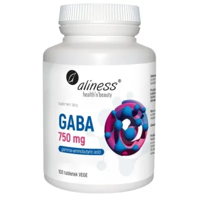 Gaba 750 mg x 100 tabl. Vege Aliness