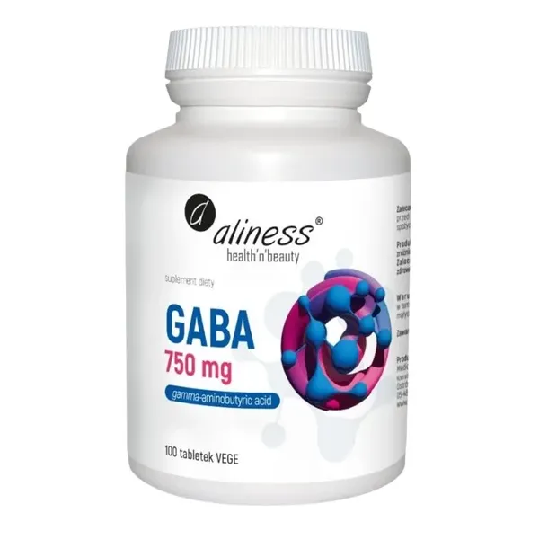 Gaba 750 mg x 100 tabl. Vege Aliness