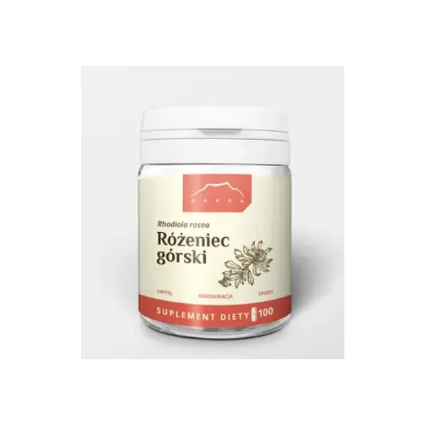 Rhodiola (różeniec) ekstrakt 100kaps x 165mg Nanga