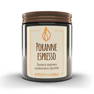 Świeca sojowa Poranne Espresso 190g Bosphaera