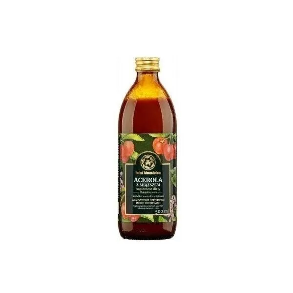 Acerola z miąższem sok 500ml Herbal