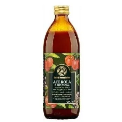 Acerola z miąższem sok 500ml Herbal
