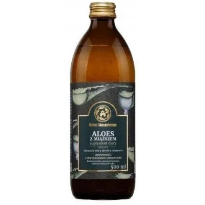 Aloes z miąższem sok 500ml Herbal
