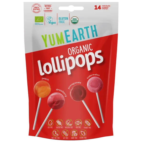 Lizaki owocowe EKO 87g (14g) YumEarth