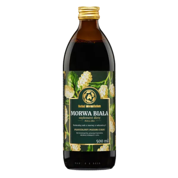 Morwa Biała sok 500ml HerbalMonasterium