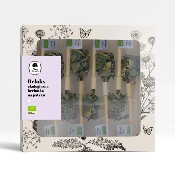 Herbatki na patyku Relaks eko 8szt Dary Natury