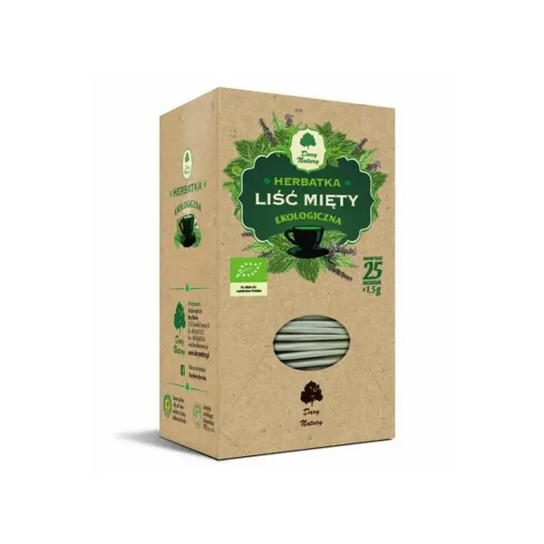 Mięta liść eko 25x1,5g Dary Natury