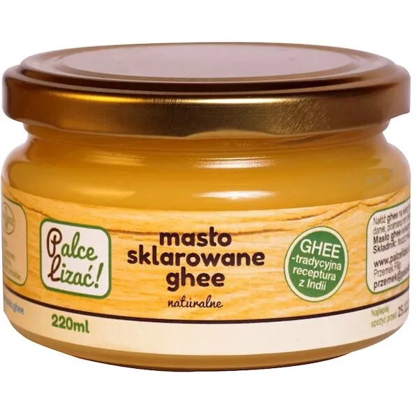 Masło sklarowane ghee klasyczne 220ml