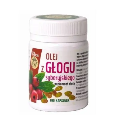 Olej z głogu syberyjskiego 100kaps Altai Vitus