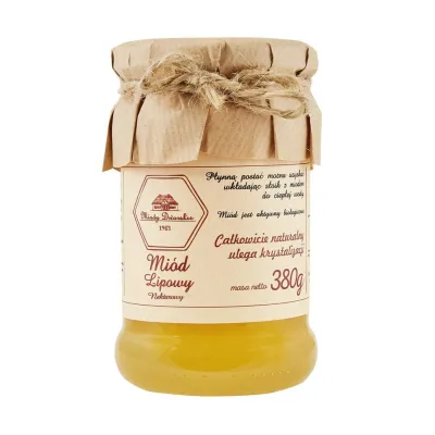 Miód lipowy 380g Miody Dworskie