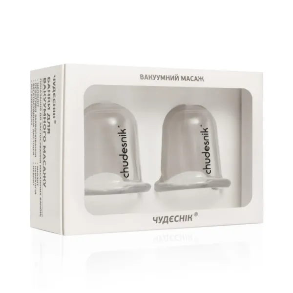 Bańki do masażu tranparentne 2szt Chudesnik
