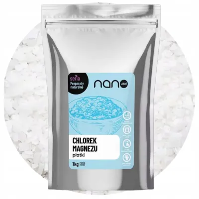 Chlorek magnezu płatki 1kg Nanovital